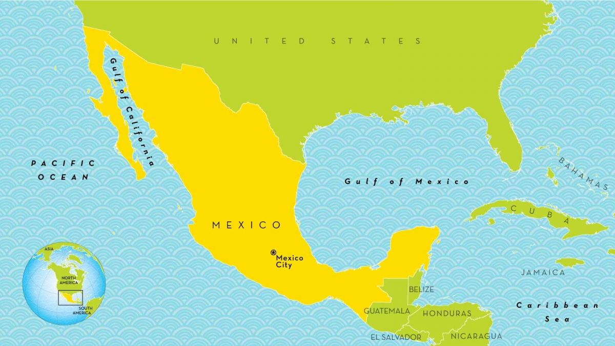 karte Mehiko