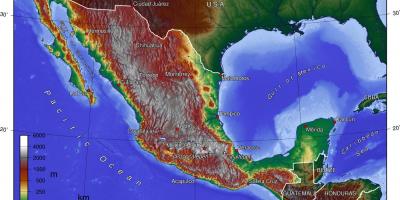 Mehiko topogrāfisko karšu