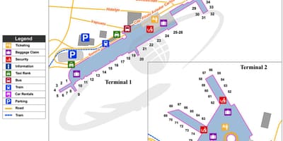 Mehiko terminal 1 kartē