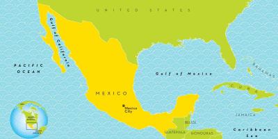 Karte Mehiko